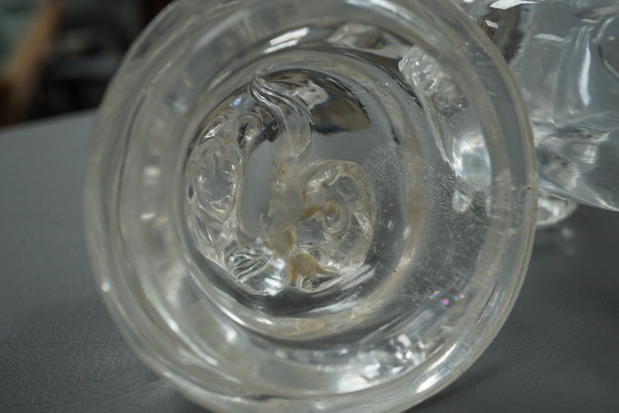 A Chinese rock crystal tripod censer and cover, ding, early 20th century
